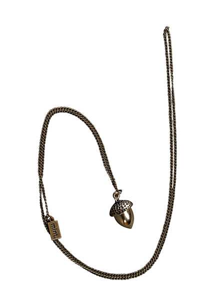 Mint Acorn Moda Necklace - Oro Donna Moda Necklace (P5343)